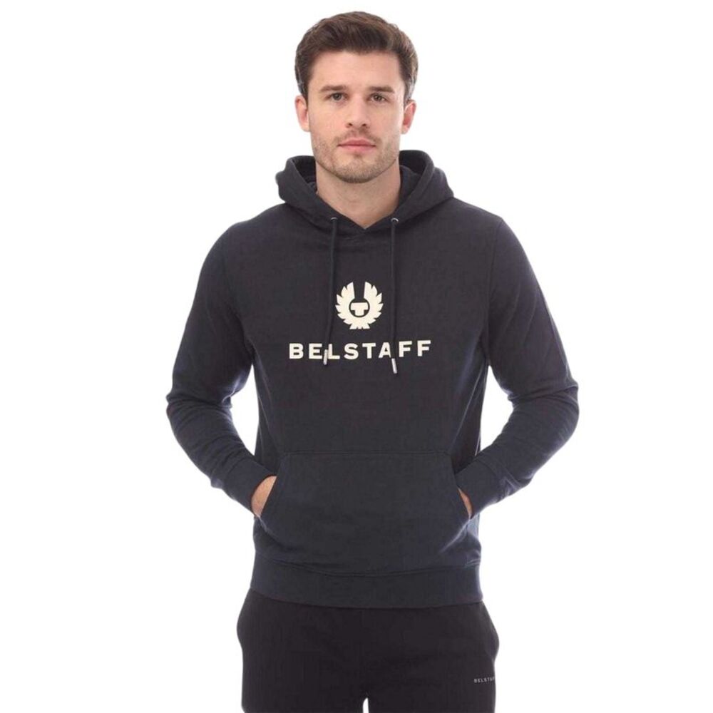Belstaff Mens Signature Hoodie / Navy